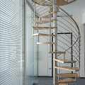 Винтовая лестница PM Scale, модель Easy - Inox